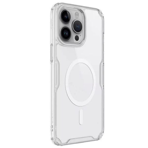 Чехол для смартфона Apple iPhone 15 Pro (Nature Pro Magnetic) White Прозрачный Nillkin, PC, Back photo 5