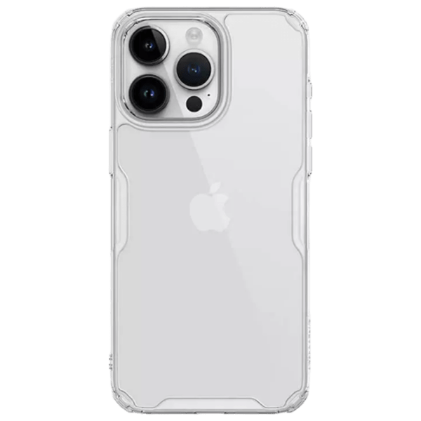 Husă pentru smartphone Apple iPhone 15 Pro Max (Nature Pro) White Transparent Nillkin, PC, Back photo 1
