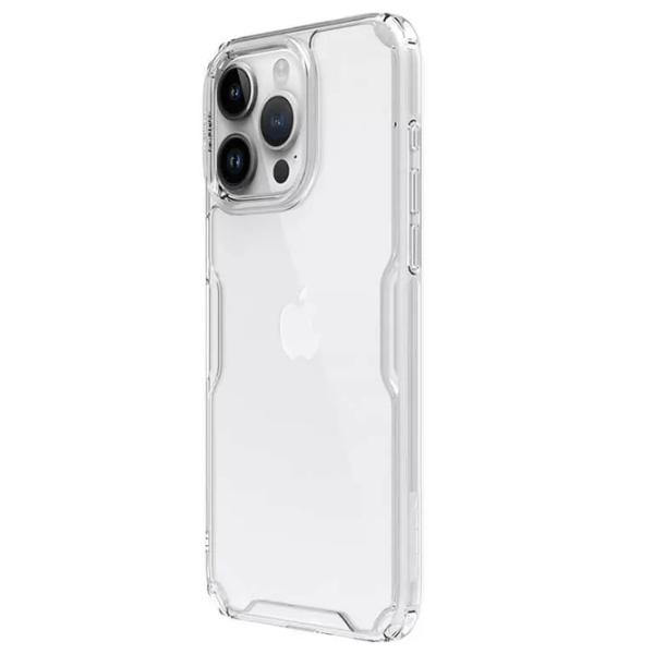 Husă pentru smartphone Apple iPhone 15 Pro Max (Nature Pro) White Transparent Nillkin, PC, Back photo 4