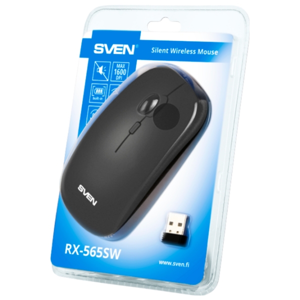Мышь Sven RX-565SW Черный Беспроводные, 1200 dpi photo 8