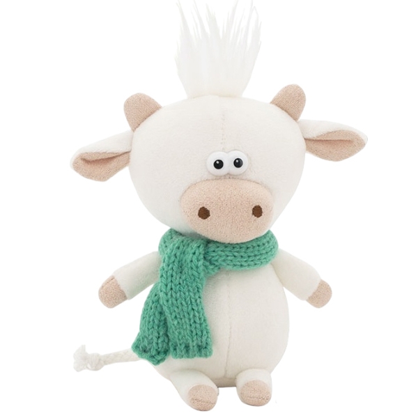 Jucărie moale Orange Toys Life Moo the Steer with Scarf 4752218007963 Multicolor 3+ photo 1