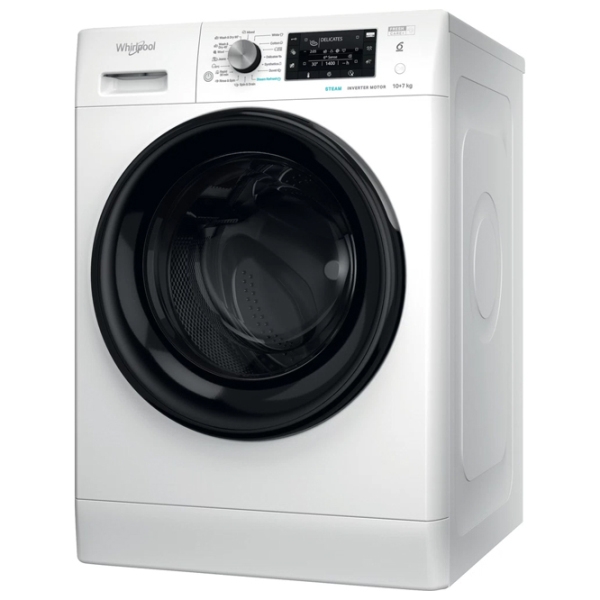 Mașină de spălat cu uscător Whirlpool FFWDD 1076258 BV EU White 10 kg, 1600 rpm, B photo 2