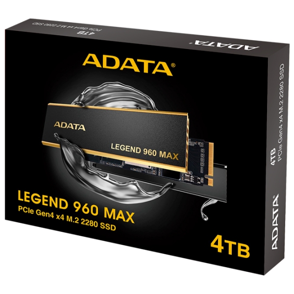 SSD ADATA LEGEND 960 MAX M.2 NVMe 4 ТБ Скорость чтения: 7400 MБ/ с,
Скорость записи: 6800 МБ/ с photo 7