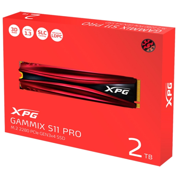 SSD ADATA XPG Gammix S11 Pro M.2 NVMe 2 ТБ Скорость чтения: 3500 MБ/ с,
Скорость записи: 3000 MБ/ с photo 5