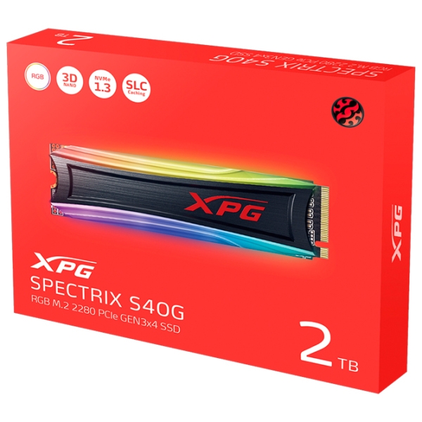 SSD ADATA XPG GAMMIX S40G M.2 NVMe 2 ТБ Скорость чтения: 3500 MБ/ с,
Скорость записи: 3000 MБ/ с photo 4