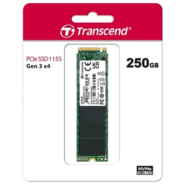 SSD Transcend 115S M.2 NVMe 250 ГБ Скорость чтения: 3200 MB/ s,
Скорость записи: 1300 МБ/ с photo 3
