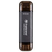 Unități de stocare externe SSD Transcend ESD310C 512 GB Black 