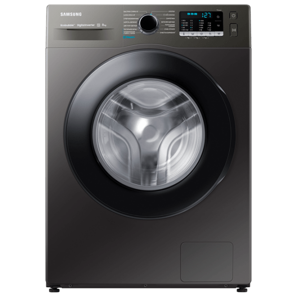 Mașină de spălat Samsung WW80AGAS22AXCE Graphite 8 kg, 1200 rpm, A (old) photo 1