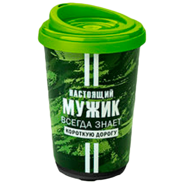 Cană termo Bytplast for man Phibo Green 400 ml photo 1