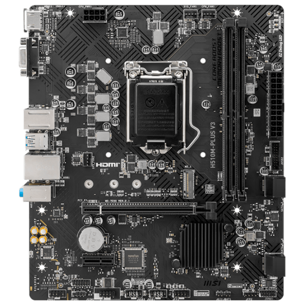 Материнская плата MSI H510M PLUS V3 mATX  photo 1