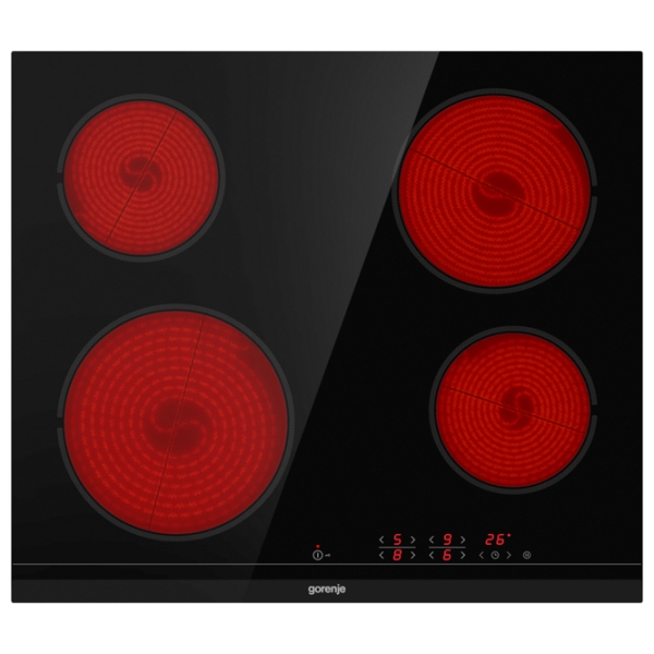 Plită încorporabilă electrică Gorenje ECT641BCSC Black Vitroceramică, 6500 W, Hi-light photo 2