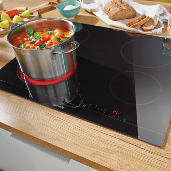 Plită încorporabilă electrică Gorenje ECT641BCSC Black Vitroceramică, 6500 W, Hi-light photo 5