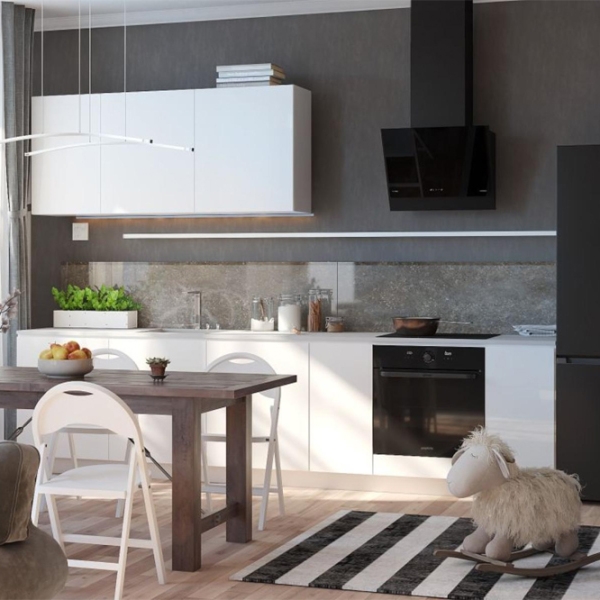 Hotă Gorenje WHI6SYB Black 60 cm, Recirculare, 650 m³/h photo 5