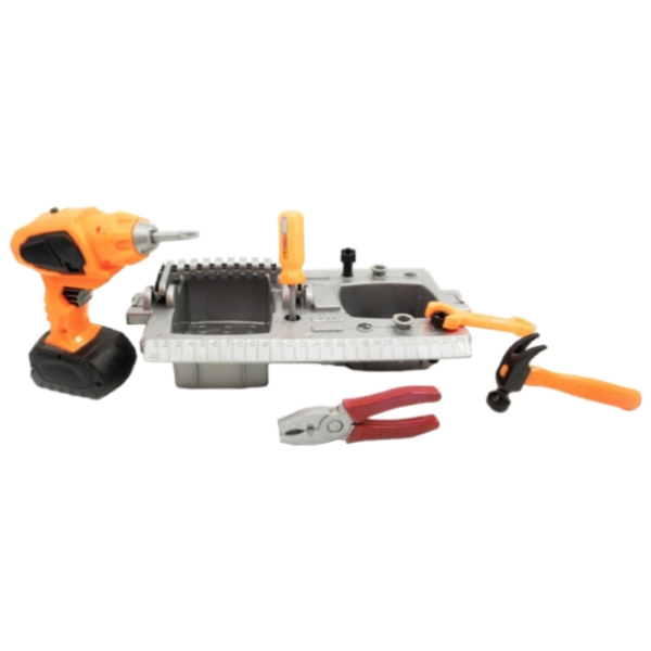 Set de scule pentru copii Icom Poland CH008539 Orange pentru băieți, 3+ photo 2