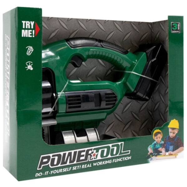 Электролобзик Icom Poland Power Tool CH010462 Зелёный для мальчиков, 3+ photo 3