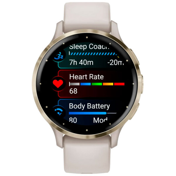 Умные часы Garmin Venu 3S Золото 1.2" | 41 мм | Нержавеющая сталь/Силикон
| 010-02785-04 photo 2