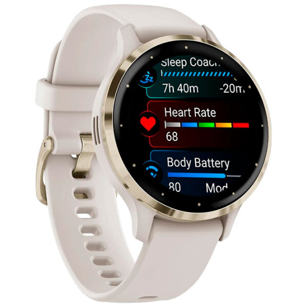 Умные часы Garmin Venu 3S Золото 1.2" | 41 мм | Нержавеющая сталь/Силикон
| 010-02785-04 photo 3