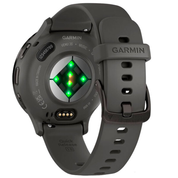 Умные часы Garmin Venu 3S Серый 1.2" | 41 мм | Нержавеющая сталь/Силикон
| 010-02785-00 photo 3