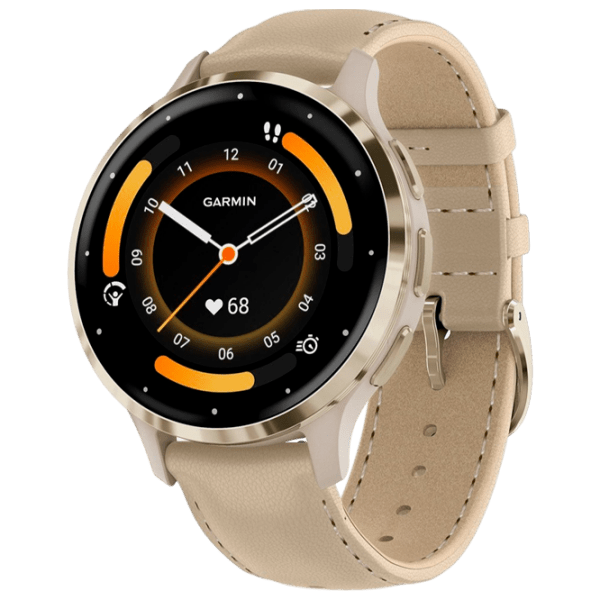 Ceas inteligent Garmin Venu 3S Gold 1.2" | 41 mm | Oțel inoxidabil/Piele
| 010-02785-55 photo 1
