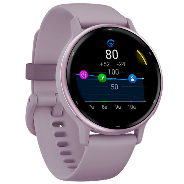 Ceas inteligent Garmin Vivoactive 5 Orchid 1.2" | 42.2 mm | Aluminiu/Silicon| 010-02862-13 photo 5