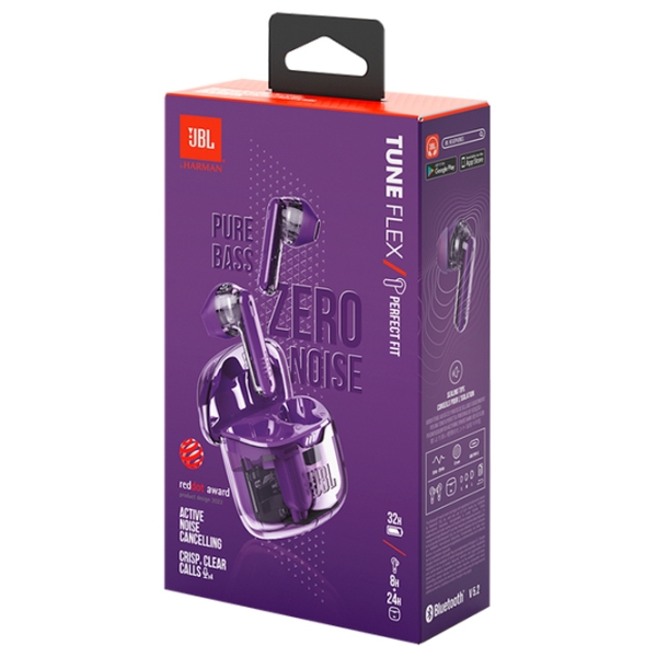 Căști JBL Tune Flex Ghost Violet Fără fir / Personal / In ear photo 11