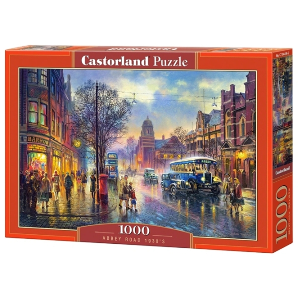 Puzzle 2D Castorland Abbey Road 1930’s (C-104499) Numărul de piese: 1000, V&acirc;rsta recomandată: 9+ photo 1