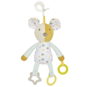 Игрушка для колясок и кроваток Canpol Babies Mouse 77/201 Белый 0+