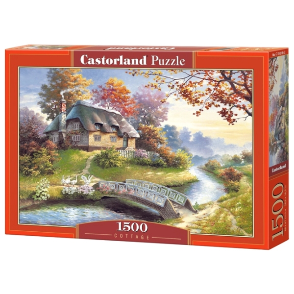 Puzzle 2D Castorland Cottage (C-150359) Numărul de piese: 1500, V&acirc;rsta recomandată: 9+ photo 1