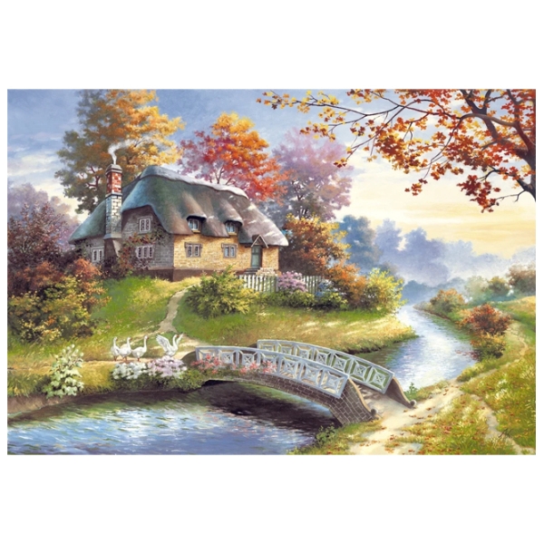 Puzzle 2D Castorland Cottage (C-150359) Numărul de piese: 1500, V&acirc;rsta recomandată: 9+ photo 2