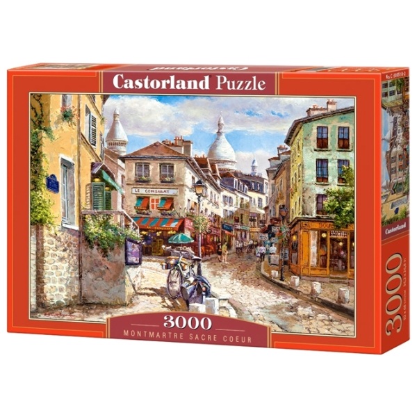 Puzzle 2D Castorland Montmartre Sacre Coeur (C-300518) Numărul de piese: 3000, V&acirc;rsta recomandată: 9+ photo 1