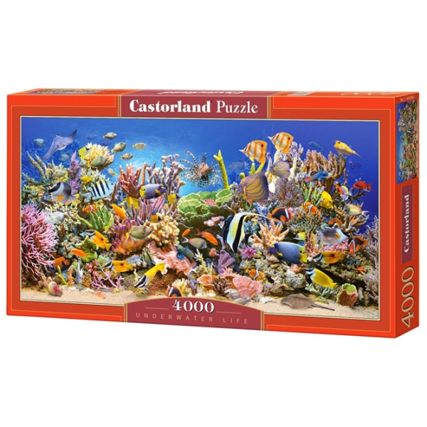 Puzzle 2D Castorland Underwater Life (C-400089) Numărul de piese: 4000, V&acirc;rsta recomandată: 9+ photo 1