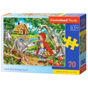 Puzzle 2D Castorland Little Red Riding Hood (B-070015) Numărul de piese: 70, V&acirc;rsta recomandată: 5+