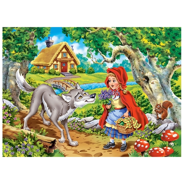 Puzzle 2D Castorland Little Red Riding Hood (B-070015) Numărul de piese: 70, V&acirc;rsta recomandată: 5+ photo 2