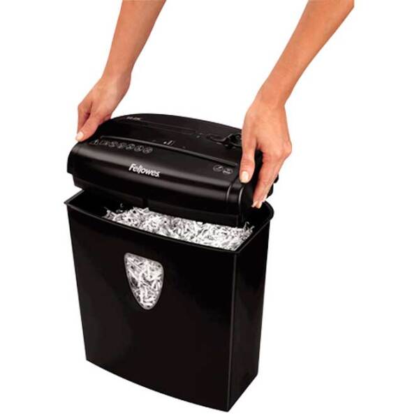 Shredder Fellowes Powershred® 8C DIN Level P-4 Black  photo 3