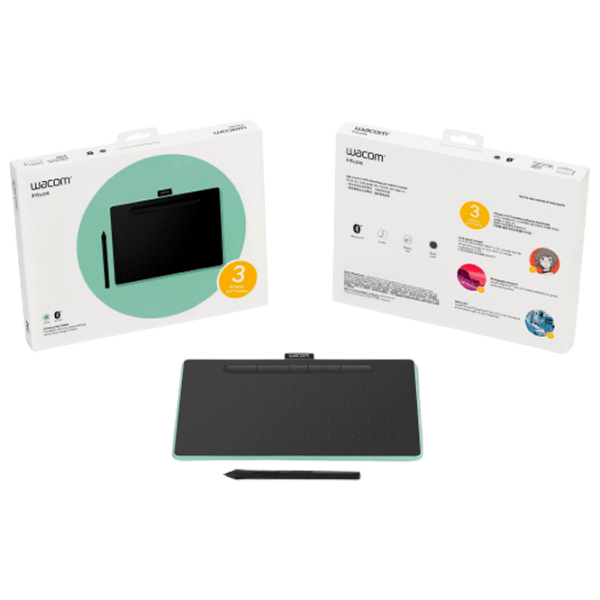 Графический планшет Wacom Intuos medium Pistachio A5, 2540 lpi photo 7