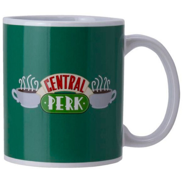 Cană și șorț Paladone Friends Central Perk Green 300 ml photo 2