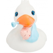 Игрушка для купания Lilalu Stork Duck with Baby 2242 Белый 3+