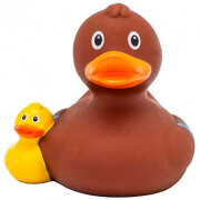 Игрушка для купания Lilalu Mummy Duck 2206 Коричневый 3+