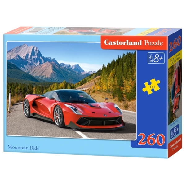 Пазл 2D Castorland Mountain Ride (B-27477) Количество деталей: 260, Рекомендуемый возраст: 8+ photo 1