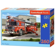 Puzzle 2D Castorland Fire Engine (B-26760) Numărul de piese: 260, V&acirc;rsta recomandată: 8+