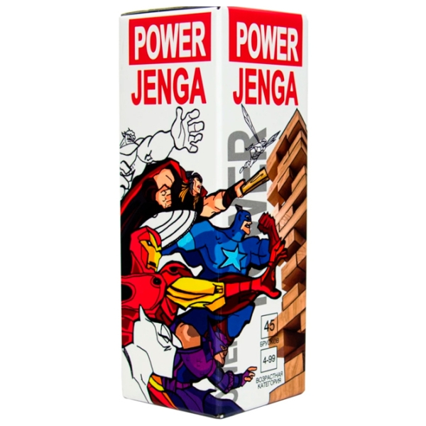 Joc de masă Strateg Power Jenga Dezvoltare, 4+ photo 1
