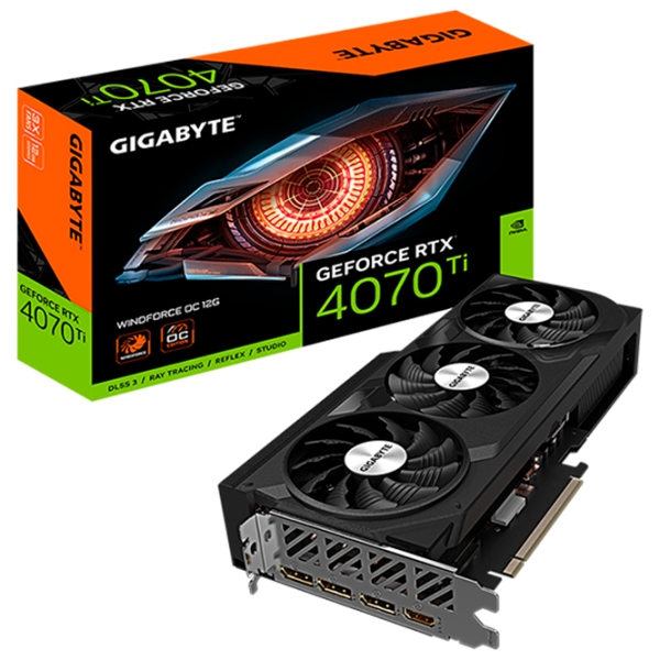 Видеокарта Gigabyte Geforce RTX 4070 Ti WindForce OC 12 ГБ  photo 8