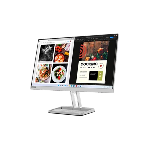Монитор Lenovo L24i-40 Серебристый 23.8" Full HD IPS WLED photo 3