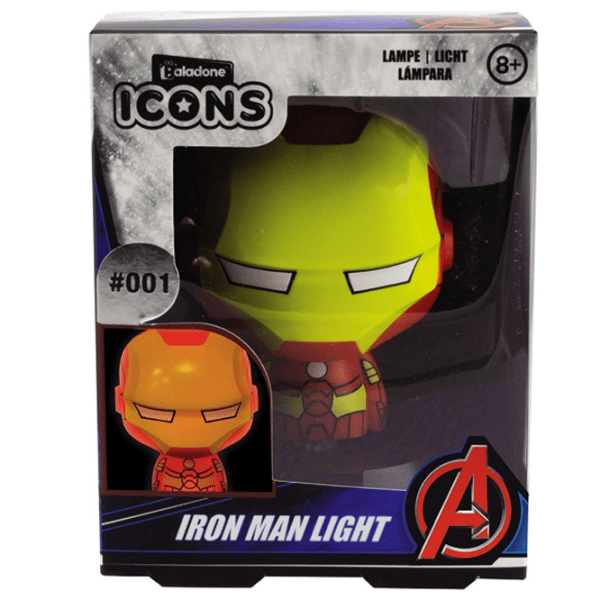 Lampă de masă fan Paladone Iron Man Yellow Baterie photo 3