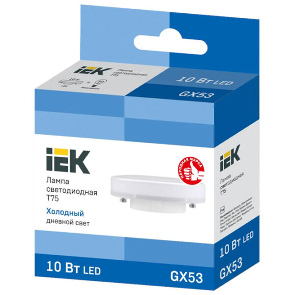 Bec LED IEK T75 LLE-A60-20-230-65-E27 GX53 | 10 W | White photo 2