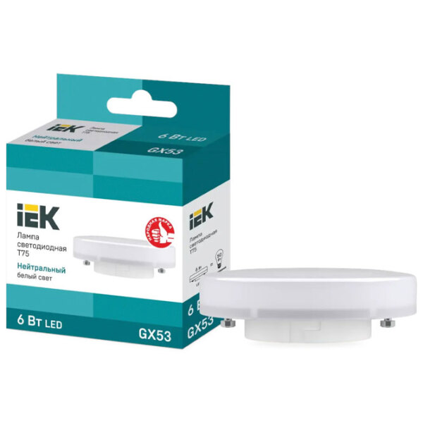 Bec LED IEK T75 LLE-T80-6-230-40-GX53 GX53 | 6 W | White photo 3