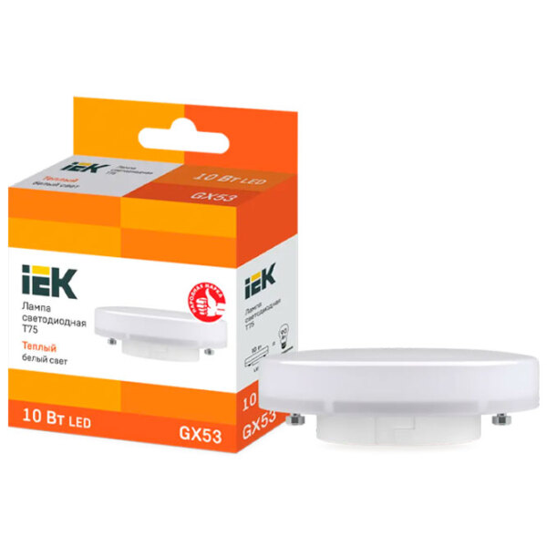 Bec LED IEK T75 LLE-T80-10-230-30-GX53 GX53 | 8 W | Yellow photo 3