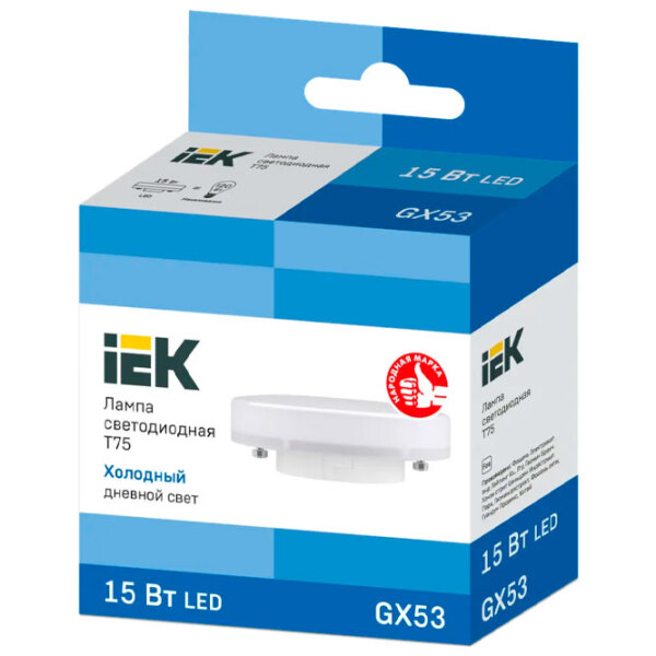 Bec LED IEK T75 LLE-T80-15-230-65-GX53 GX53 | 12 W | White photo 2