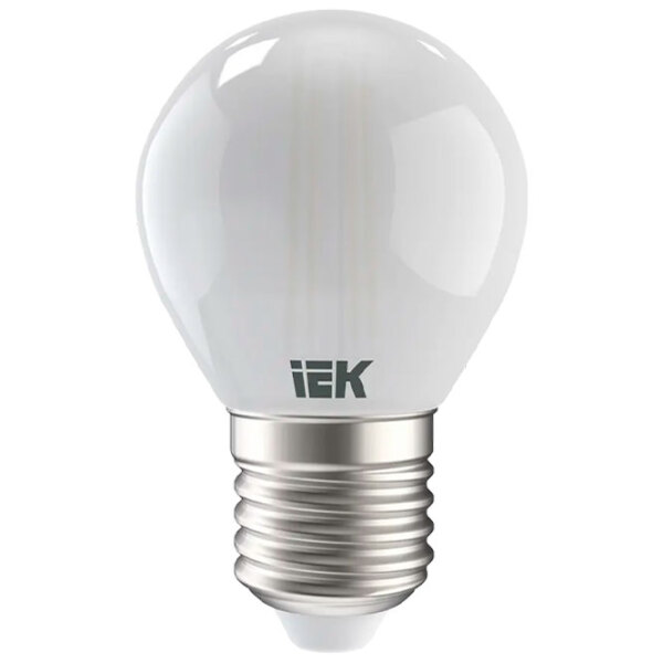 Bec LED cu filament IEK G45 LLF-G45-7-230-40-E27-FR E27 | 7 W | White photo 1
