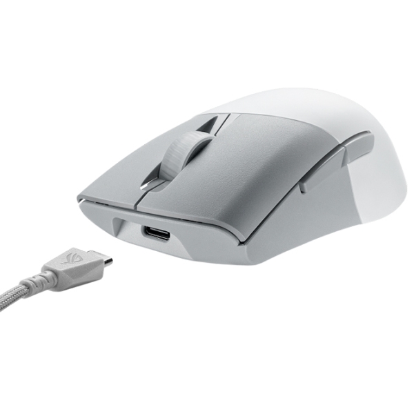 Мышь Asus ROG Keris AimPoint Белый Беспроводные, 36000 dpi photo 5